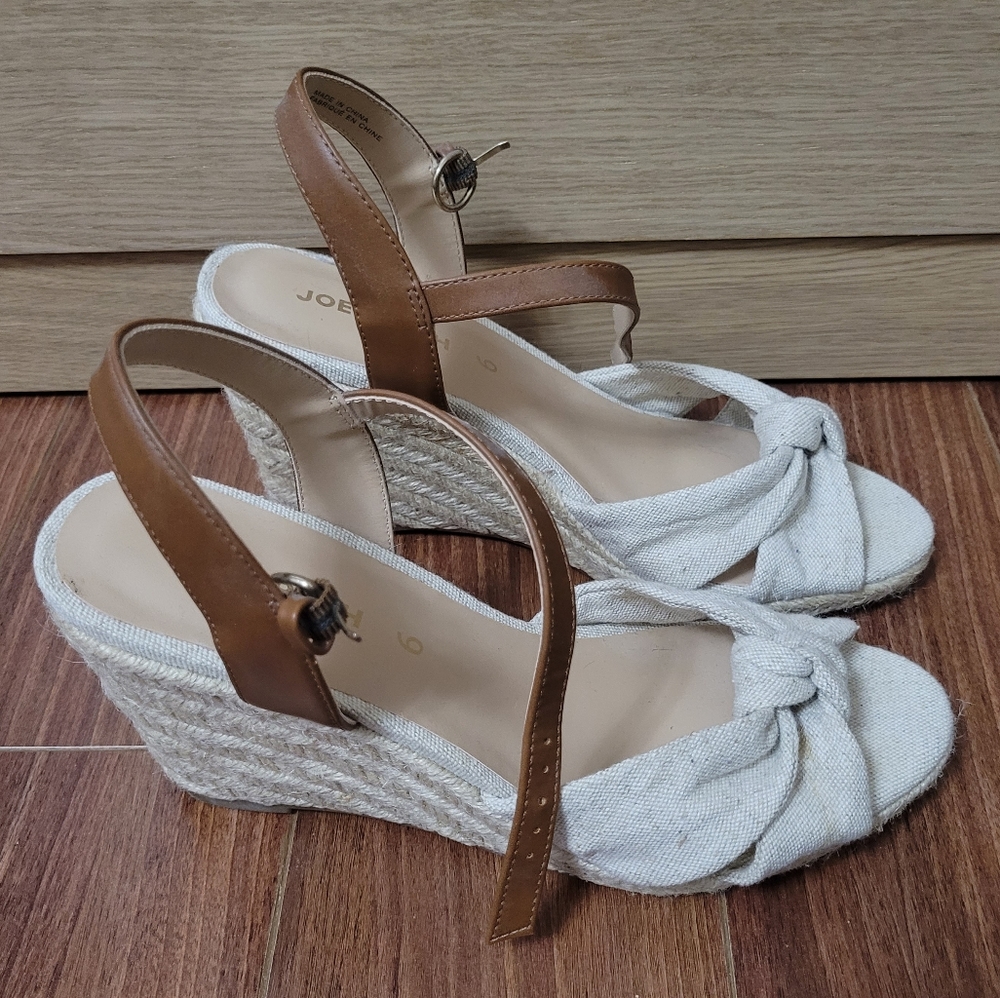 Joe Fresh Bow Wedge Sandals